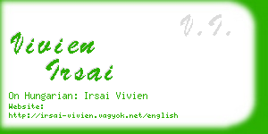 vivien irsai business card